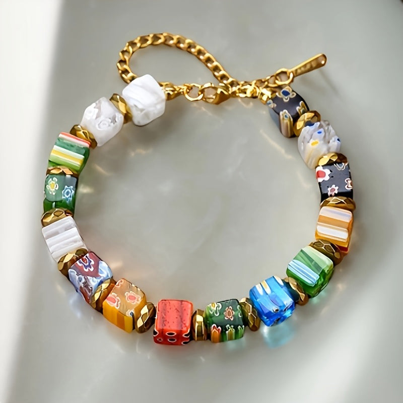 Bracelet De Perles Colorées Bohème