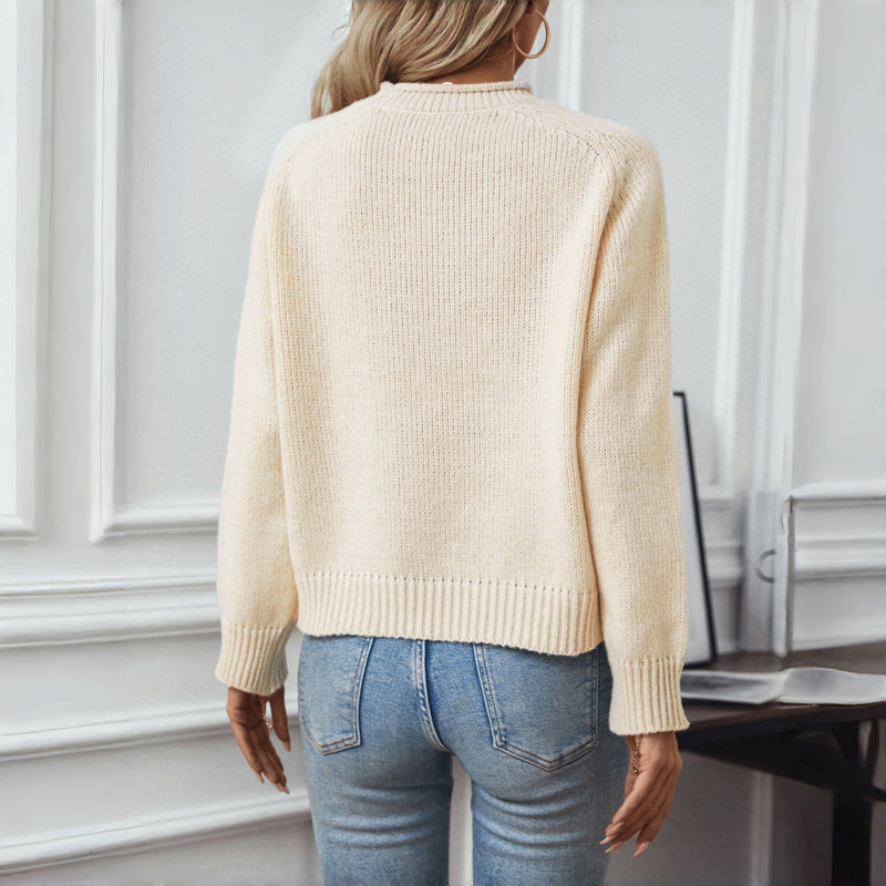 Pull De Noël En Tricot Décontracté